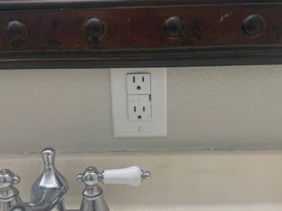Bathroom Outlet Repair