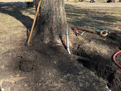 Electrical Conduit Trench Installation