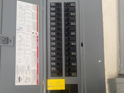 Newly Upgraded Electrical Panel